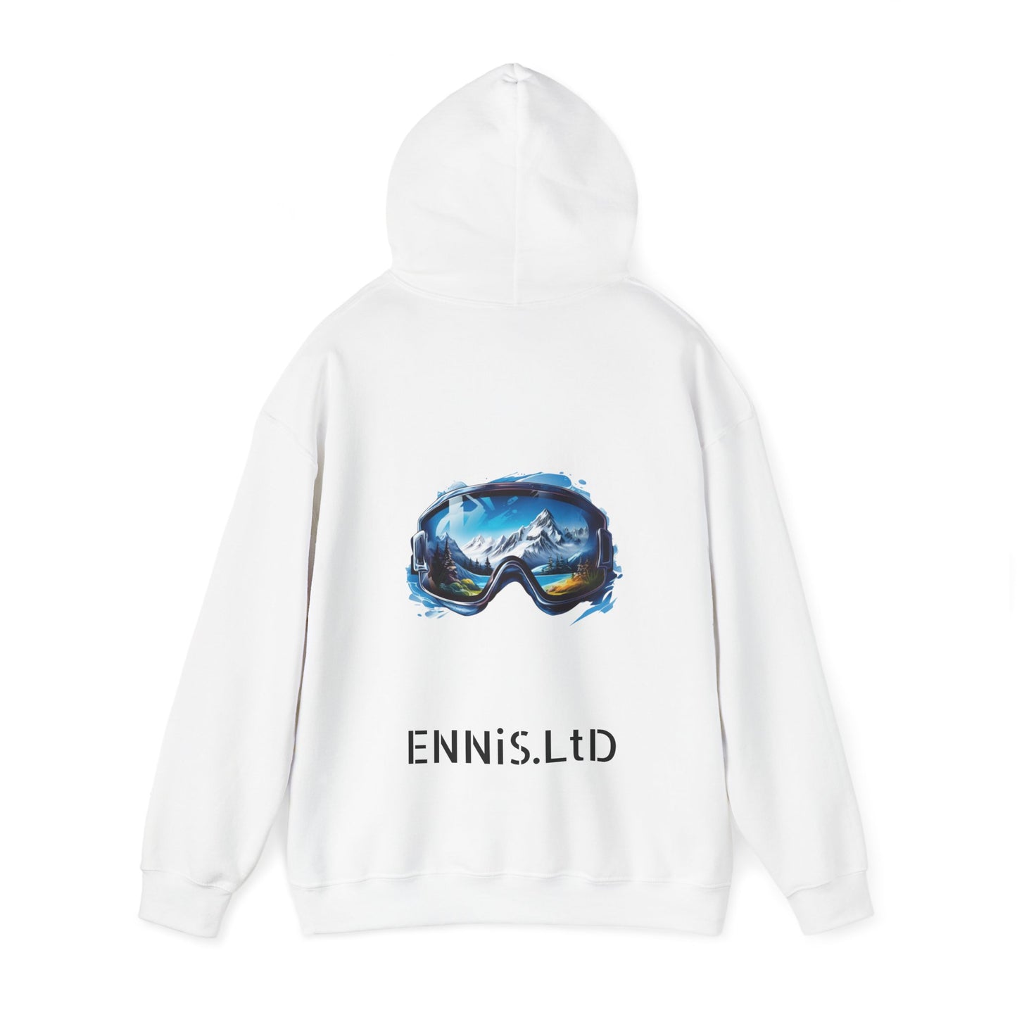 ENNiS.LtD Mens Snowflake Winter Hoodie