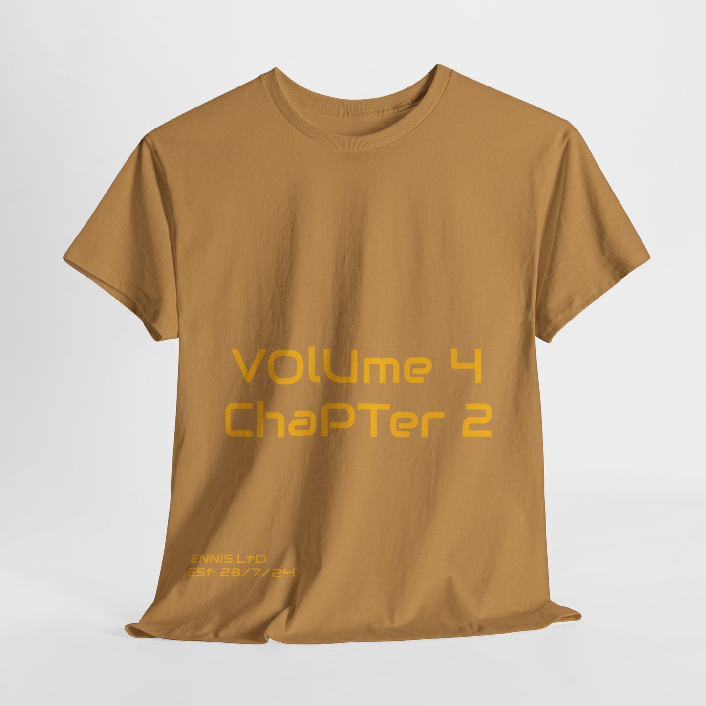 Unisex Heavy Cotton T-Shirt ChaPTer 2 Yellow Logo