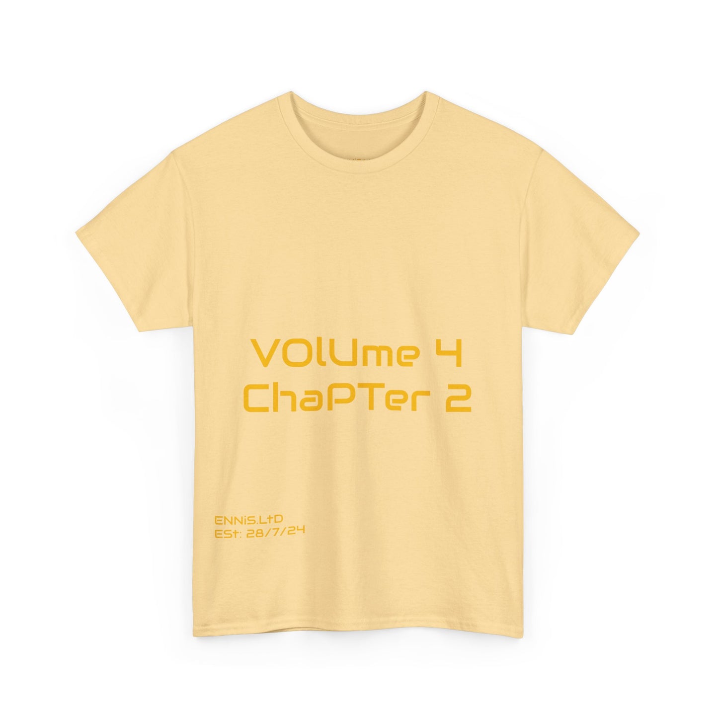 Unisex Heavy Cotton T-Shirt ChaPTer 2 Yellow Logo