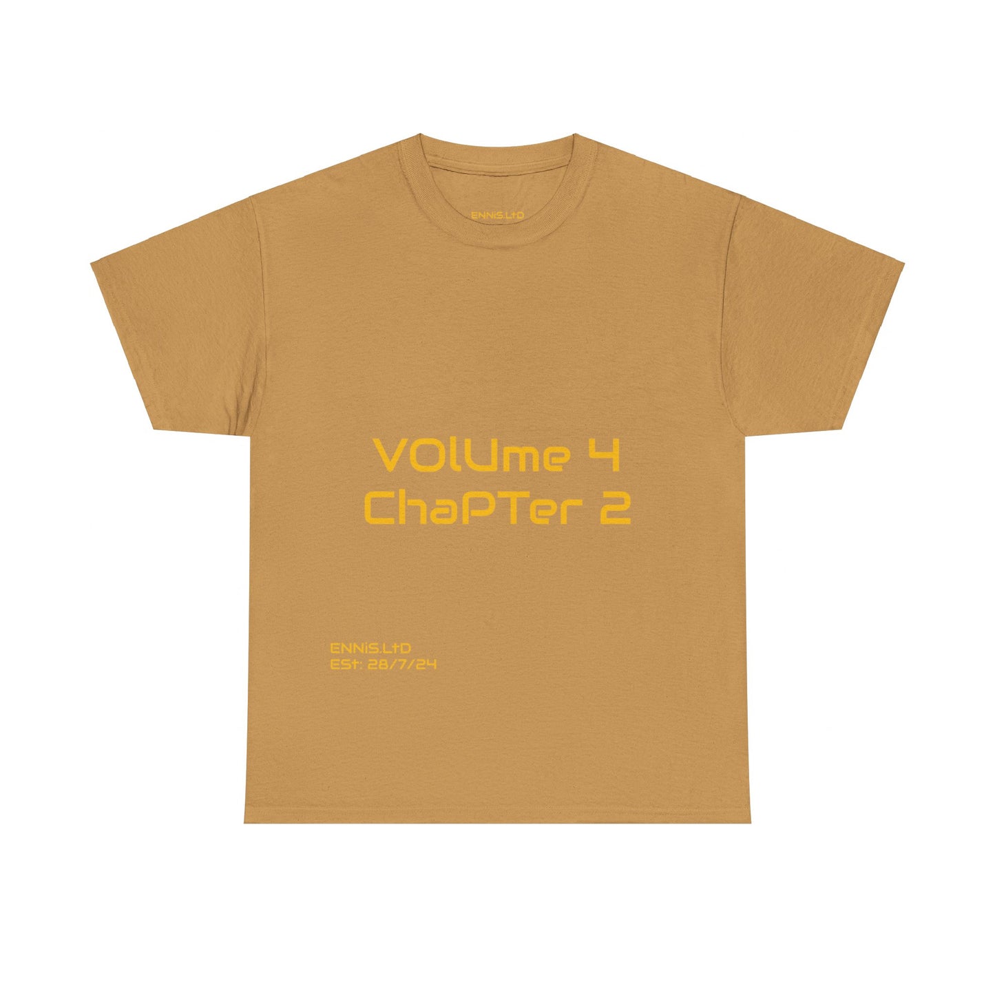 Unisex Heavy Cotton T-Shirt ChaPTer 2 Yellow Logo