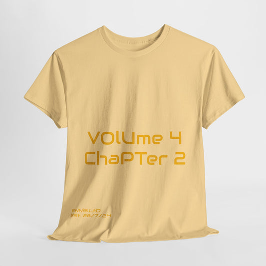 Unisex Heavy Cotton T-Shirt ChaPTer 2 Yellow Logo