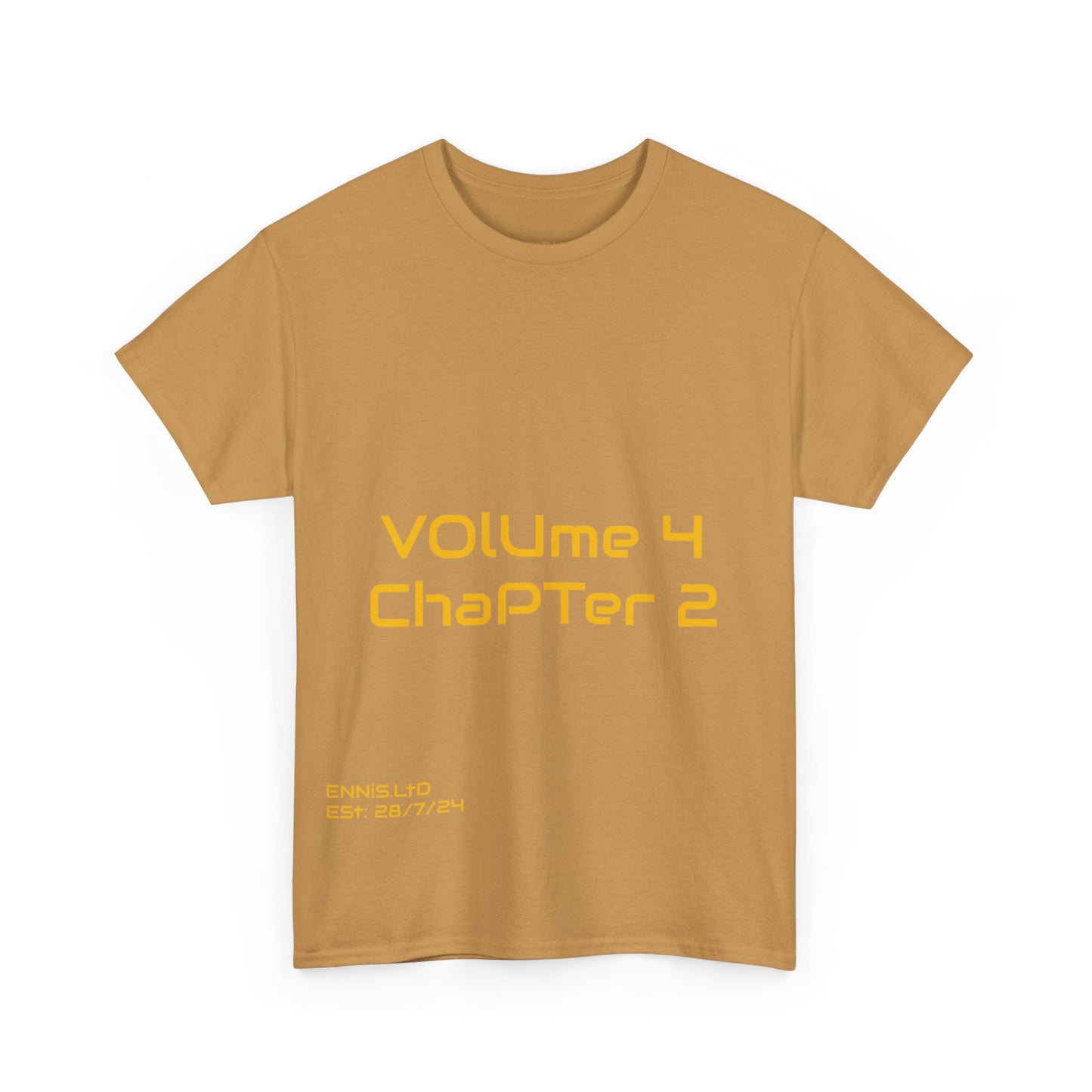 Unisex Heavy Cotton T-Shirt ChaPTer 2 Yellow Logo