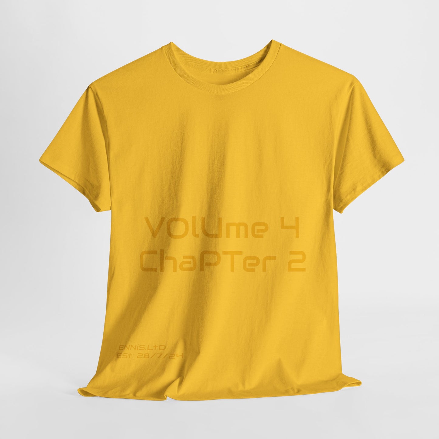 Unisex Heavy Cotton T-Shirt ChaPTer 2 Yellow Logo